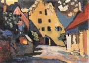 Wassily Kandinsky Murnaui utca oil